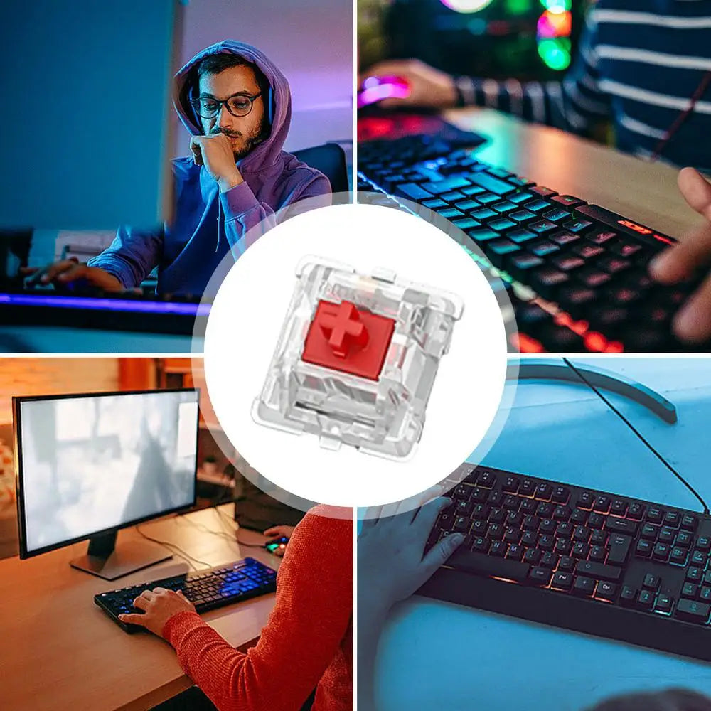 30Pcs Mechanical Switches Axis Mechanical Keyboard Axis Keyboard Axis Shaft Switches Keyboard for Game Typing Mechanical Keyboar