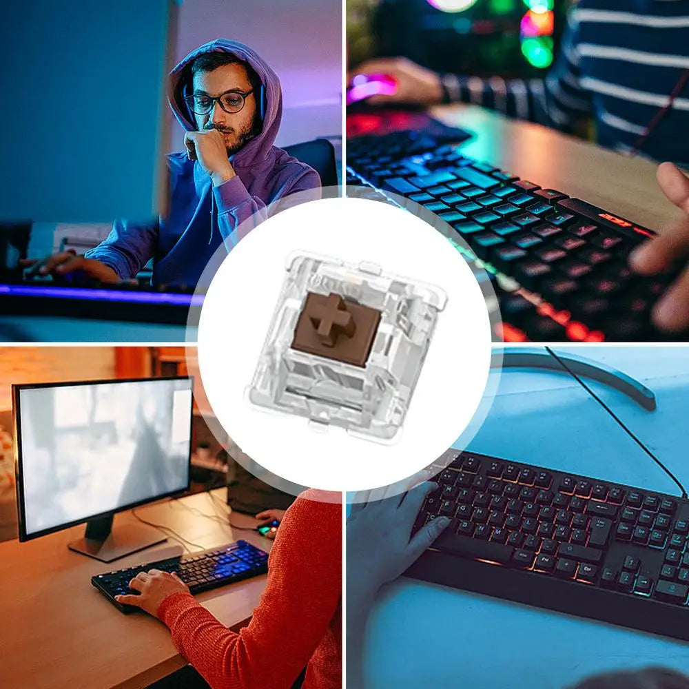 30Pcs Mechanical Switches Axis Mechanical Keyboard Axis Keyboard Axis Shaft Switches Keyboard for Game Typing Mechanical Keyboar