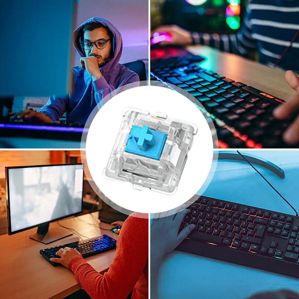 30Pcs Mechanical Switches Axis Mechanical Keyboard Axis Keyboard Axis Shaft Switches Keyboard for Game Typing Mechanical Keyboar